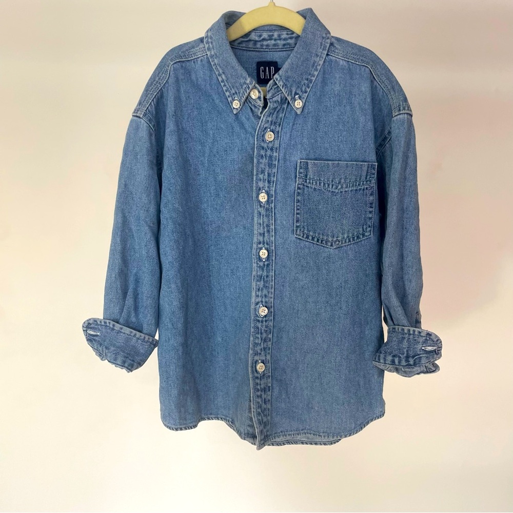 Vintage denim gap kids shirt